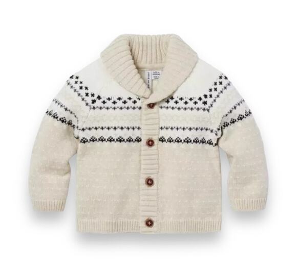 Janie and Jack Other - 🆕 Janie and Jack “The Favorite Baby Fair Isle Cardigan."  3-6 Months. NWT